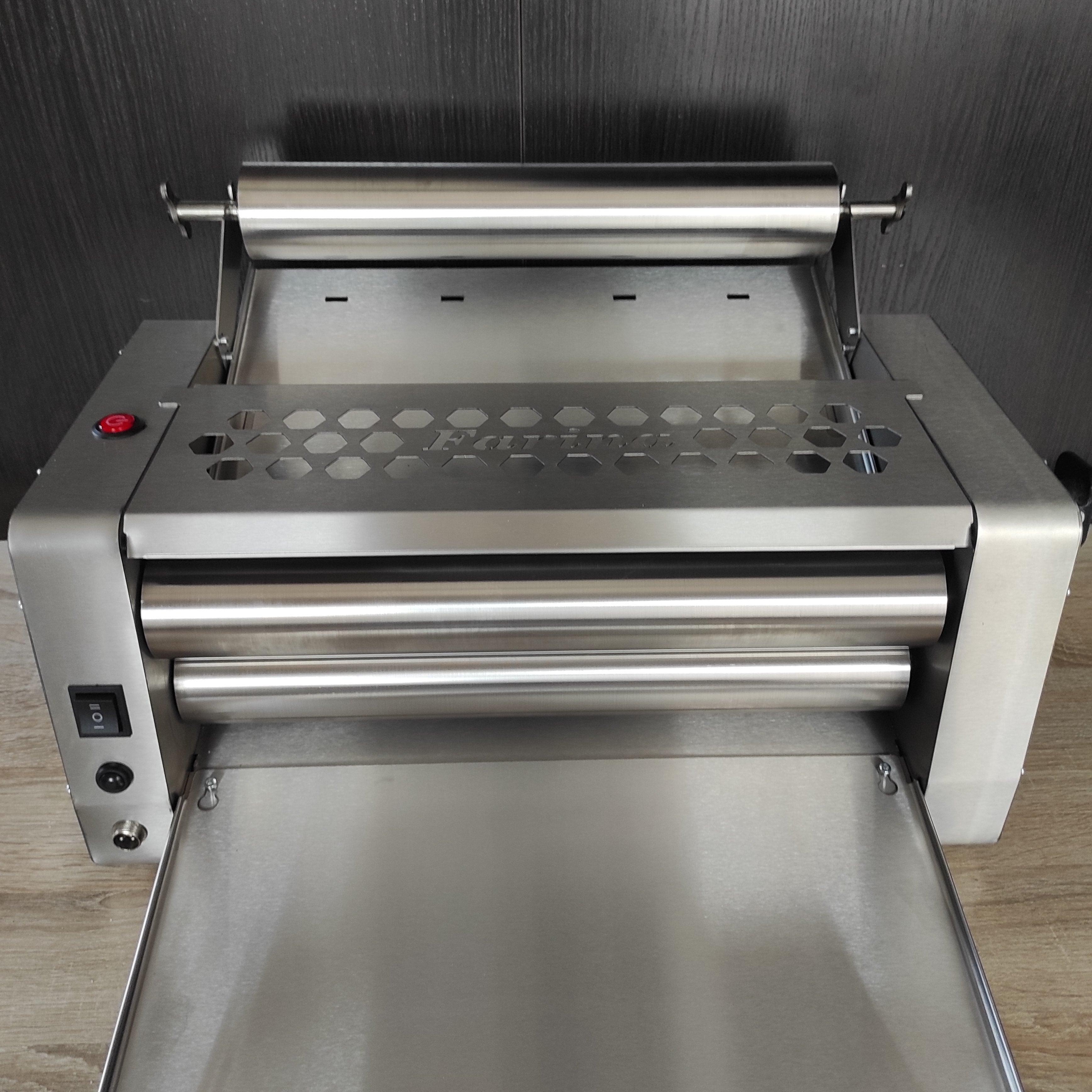 FARINA EXTRA E500 Electric Dough Sheeter 19.5in/50cm with Additional Rolling Pins - Farina Metal