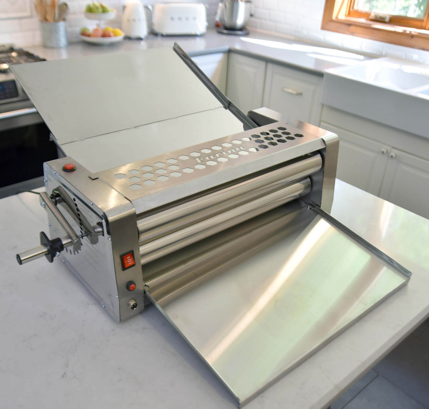 Electric Dough Sheeter for Home Use and Cafe Dough Roller 