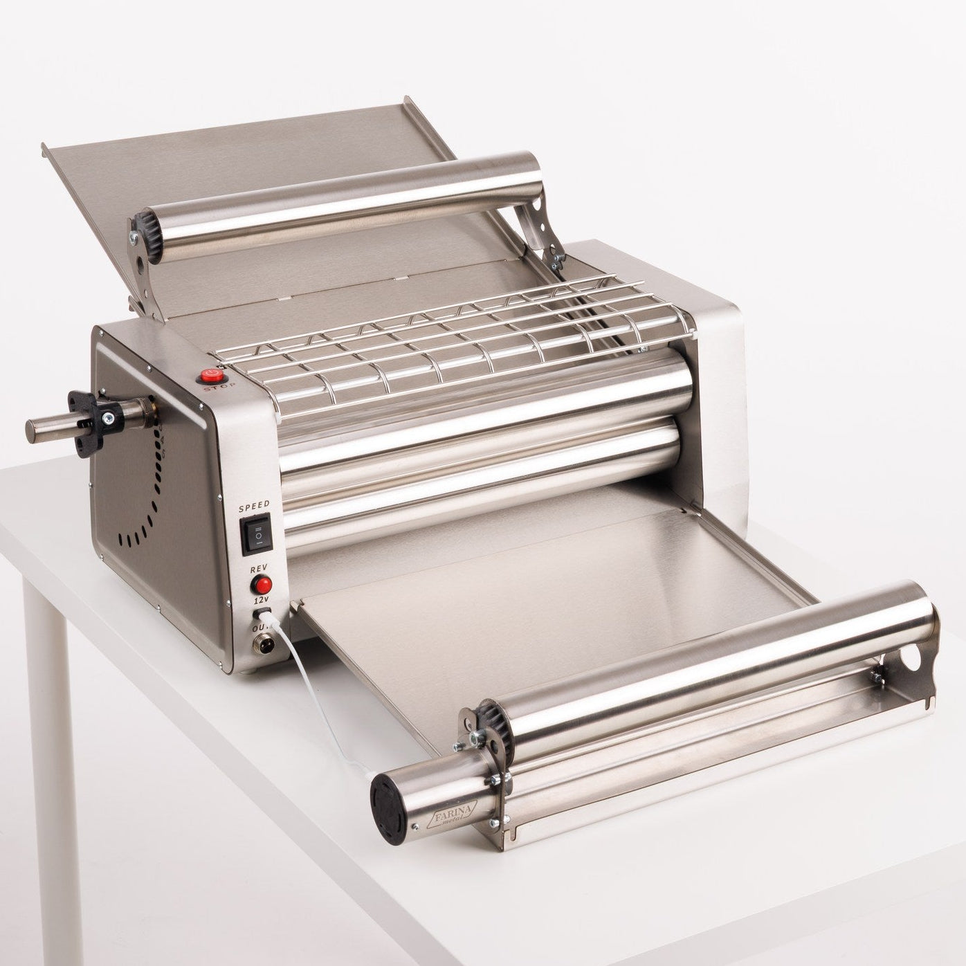 FARINA EXTRA E400/E500 Electric Dough Sheeter with Additional Electric Rolling Pins